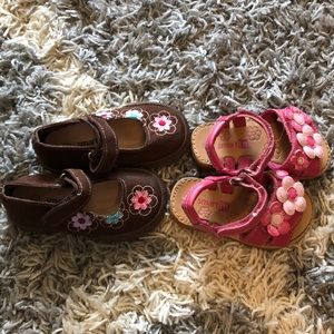 LOT OF 2!! Girls shoe/sandal Lot! Size 5.5!!